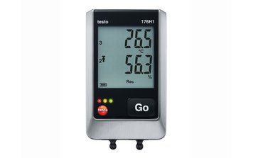 Temperatūros ir drėgmės duomenų kaupiklis Testo 176 H1 su didelės talpos atmintimi