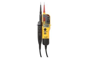 Dviejų polių įtampos ir grandinės vientisumo testeris Fluke T150 6-690V AC DC varža LCD