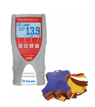 Portable leather moisture meter Schaller humimeter LM5
