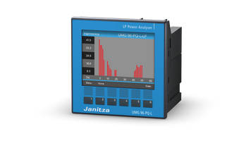 Janitza UMG 96-PQ-L-LP Modular Power Quality Analyzer with Low-Power Inputs and 64MB Memory