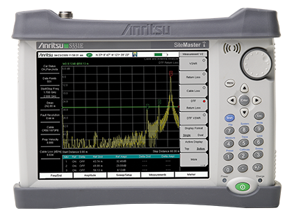 Anritsu Site Master kompaktais rokas kabelis un antenas analizators S331E S331E фото