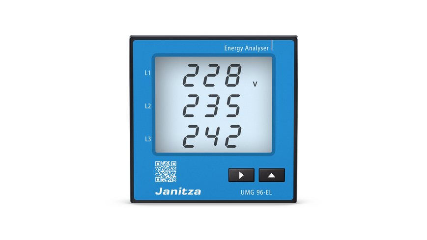 Energijos analizatorius Janitza UMG 96-EL su Ethernet ir MQTT
