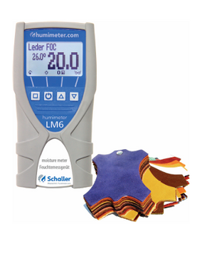 Portable leather moisture meter Schaller humimeter LM6