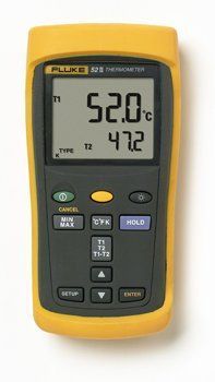 Fluke 52 II divu zonžu digitālais termometrs FLUKE-52-2 50HZ фото