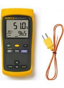 Fluke 51 II rokas digitālais termometrs ar zondi FLUKE-51-2 50HZ фото