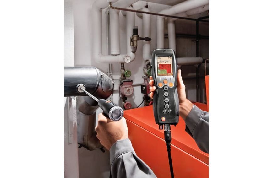 testo 330-2 LL dūmų analizatoriaus komplektas serviso technikams ir inspektoriams