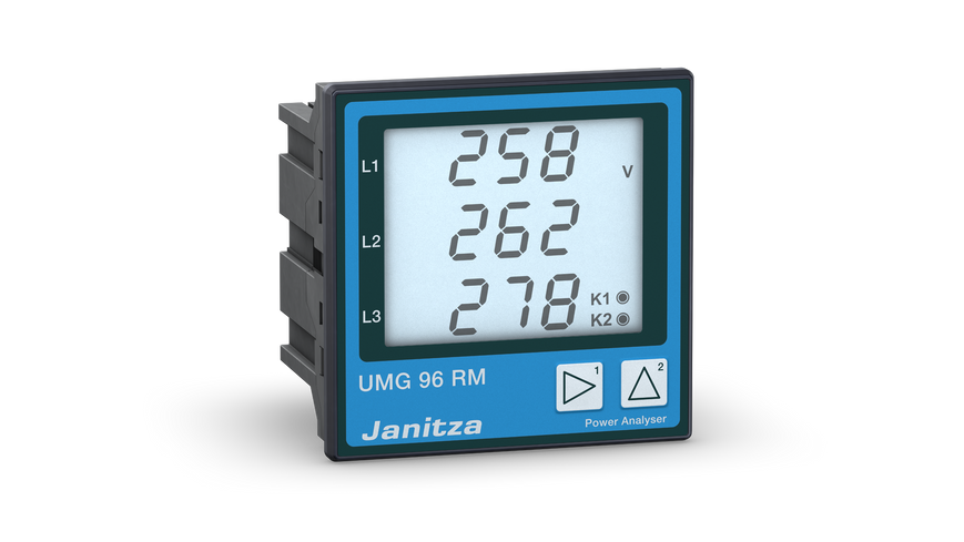 Multifunctional Energy Analyzer Janitza UMG 96RM-PN with PROFINET and RCM