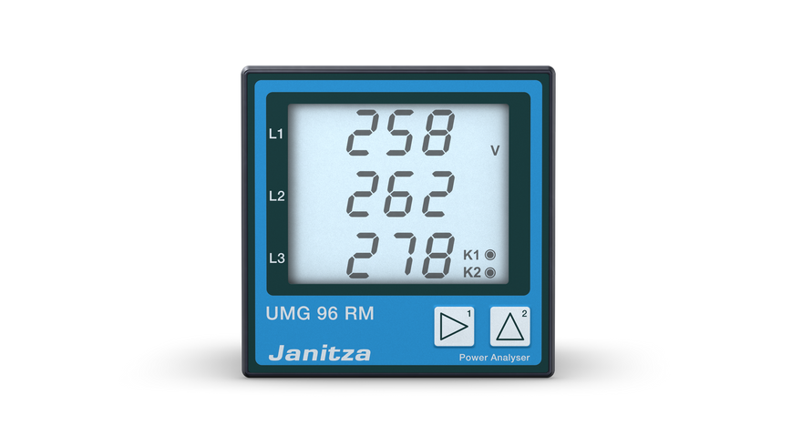 Multifunctional Energy Analyzer Janitza UMG 96RM-PN with PROFINET and RCM