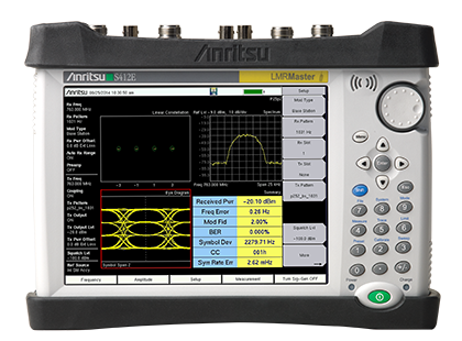 Anritsu LMR Master Land Mobile Radio Modulation Analyzer S412E