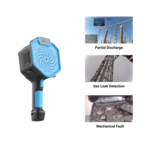 Handheld Acoustic Camera Hertzinno HA3 144 MEMS 2kHz-150kHz