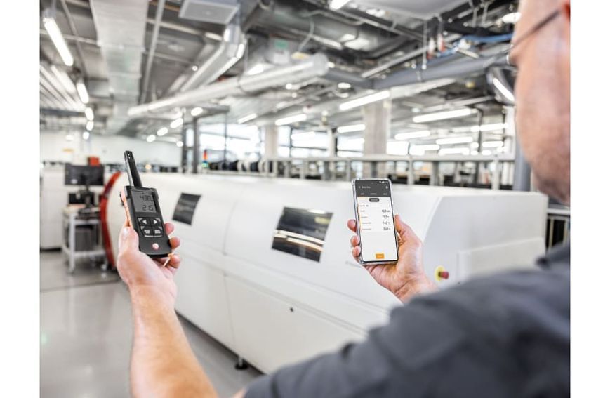 Digitaalne termoh&uuml;dromeeter Testo 625 rakenduse &uuml;hendusega