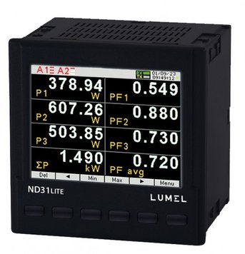 Power network meter with Modbus RTU (RS-485) protocol Lumel ND31LITE