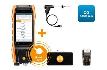 Flue gas analyzer testo 300 NEXT LEVEL kit 2 (with printer)