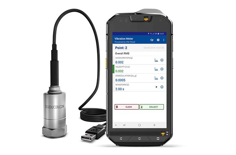 Digiducer® Digital Vibration Meter Kit