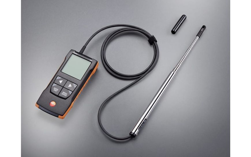 Digital hot wire anemometer Testo 425 with App connection