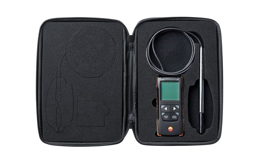 Digital hot wire anemometer Testo 425 with App connection