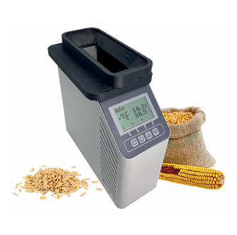 Grain moisture meter with hectoliter weight measurement Schaller humimeter FSW