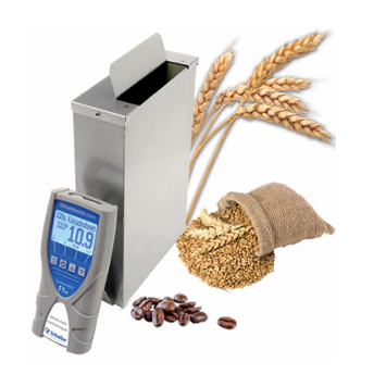 Measuring device for rapid determination of water content in grain and special crops Schaller humimeter FSx