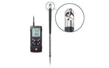 Digital 16 mm vane anemometer Testo 416 with telescopic probe and App connection