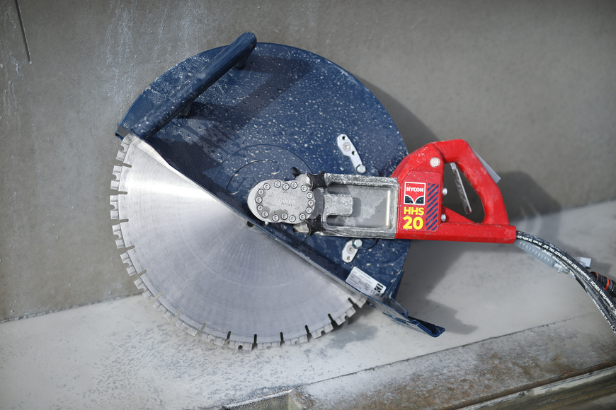 Hydraulic Handsaw HYCON HHS20 PowerDrive &Oslash;500mm 212mm Cutting Depth