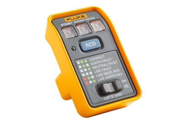 RCD rozetes testeris Fluke ST240+/UK 230V ar skaņas signālu ST240+/UK фото