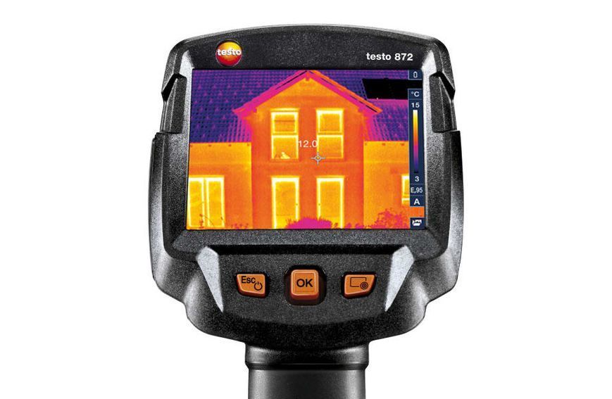 Termokamera Testo 872 ar lietotni un lāzera marķieri 0560 8721 фото