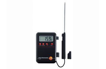 Mini pavojaus signalo termometras Testo 0900 0530 laidinis jutiklis