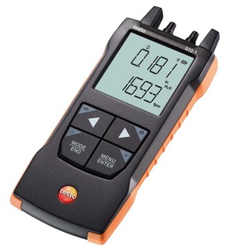 testo 512-2 - Digital differential pressure measuring instrument with App connection