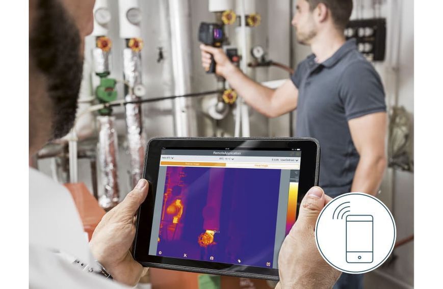 Termokameras komplekts Testo 871 ēku diagnostikai ar Bluetooth mitruma zondi 0560 8715 фото