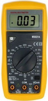 Lumel Pocket size digital multimeter MS8221A