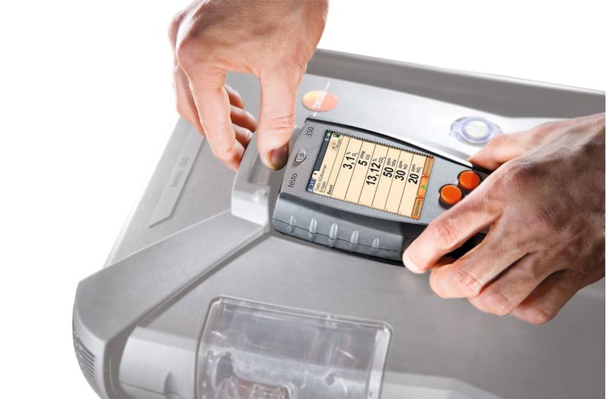 testo 350 - valdymo blokas i&scaron;metamųjų dujų analizės sistemoms