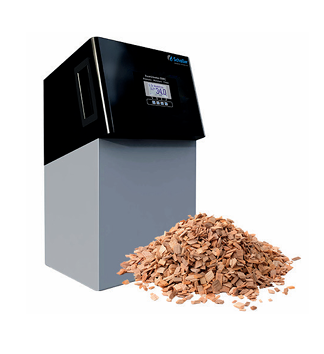 Moisture meter for water content determination of wood chips and sawdust with USB data interface Schaller humimeter BMC