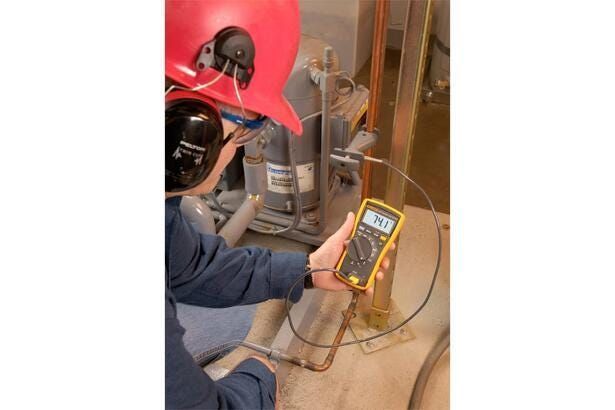 HVAC Digital Multimeter Fluke 116 True-RMS CAT III 600 V with Temperature and Microamps