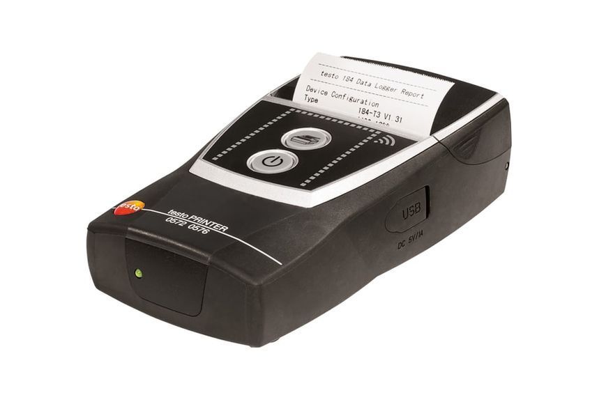 Мобильный принтер Testo для логгеров данных с интерфейсами NFC и USB 0572 0576 фото