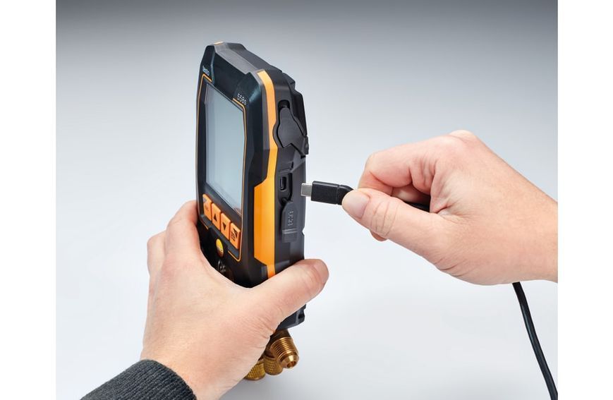 Nutikas digitaalne kollektori komplekt Testo 558s Smart Vacuum Kit juhtmevabade temperatuuri- ja vaakumianduritega