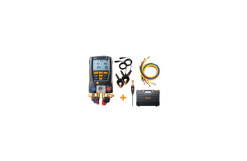 Digitalais manometriskais kolektors Testo 557 ar Bluetooth un arejo Pirani zondi 0563 2557 фото