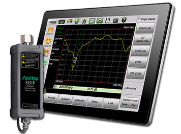 Anritsu Site Master īpaši pārnēsājamais kabeļa un antenas analizators S331P S331P фото